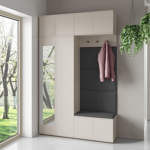 Garderoba do przedpokoju Napoli wersja 1 Trinity 15 kaszmir