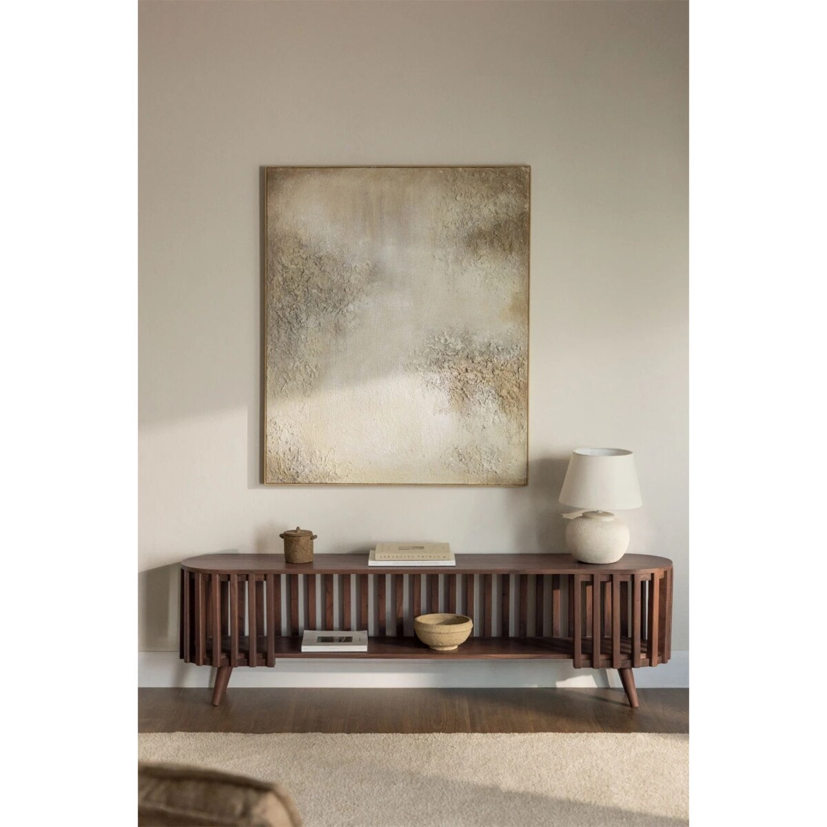 Szafka RTV z drewna akacjowego Dragor 180 cm