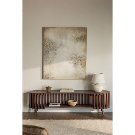 Szafka RTV z drewna akacjowego Dragor 180 cm