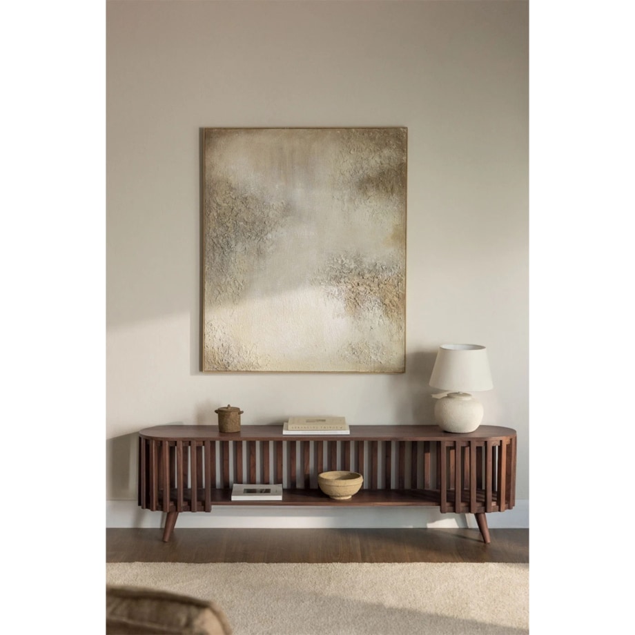 Szafka RTV z drewna akacjowego Dragor 180 cm