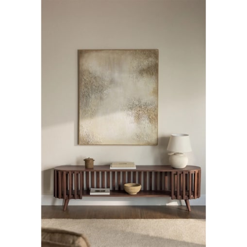 Szafka RTV z drewna akacjowego Dragor 180 cm