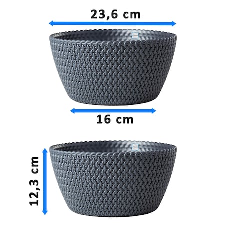 Donica Na Kwiaty 24 Cm Wrzosy Stroik Doniczka Misa Do Domu Ogrodu