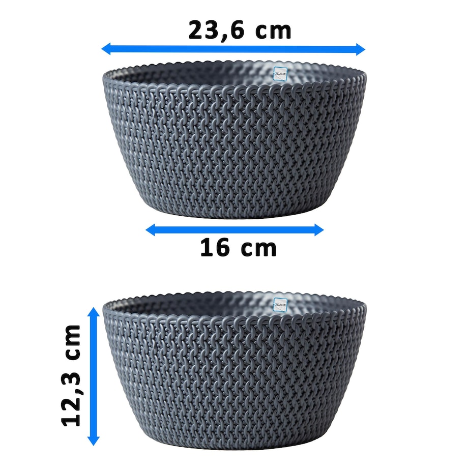 Donica Na Kwiaty 24 Cm Wrzosy Stroik Doniczka Misa Do Domu Ogrodu