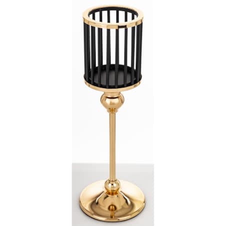 Świecznik metalowy z kloszem 30,5x10x10 cm GABBIA
