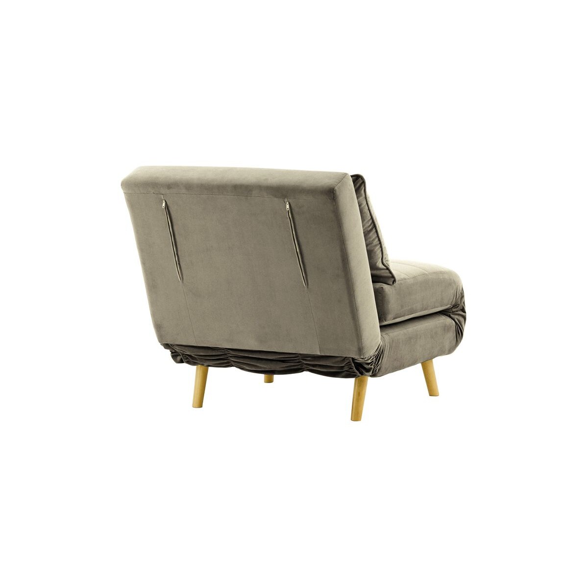 Fotel rozkładany Flic 77 cm-Velluto 17-like oak