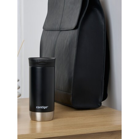 Kubek termiczny na kawę Contigo Huron 2.0 470ml - I love You - Czarny