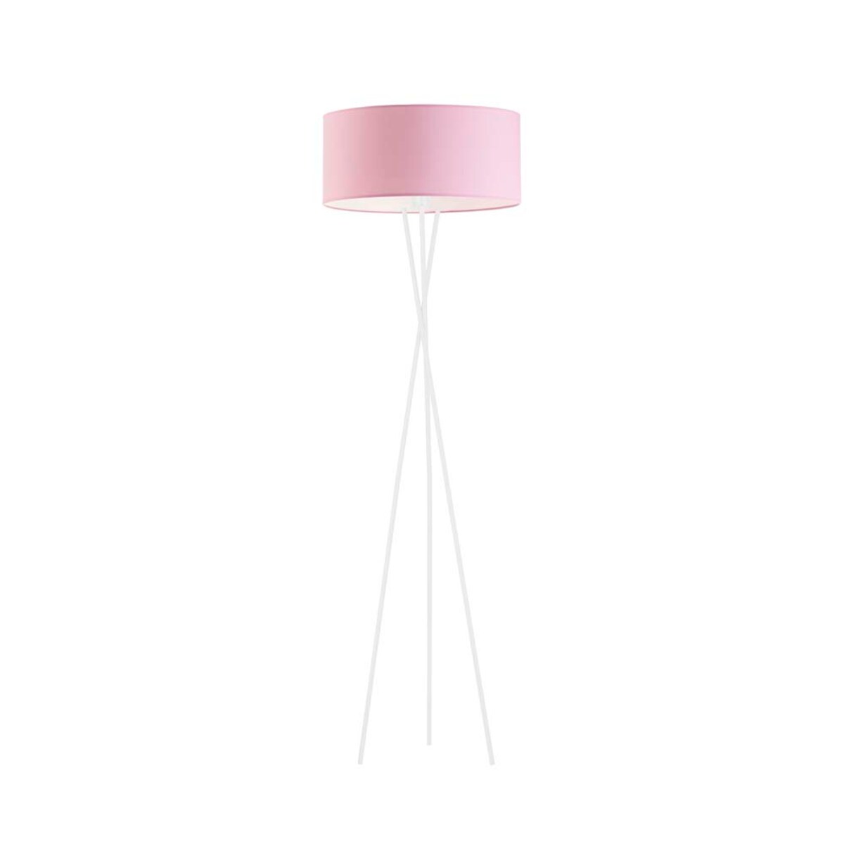 Lampa stojąca podłogowa trójnóg z abażurem walec MORIS