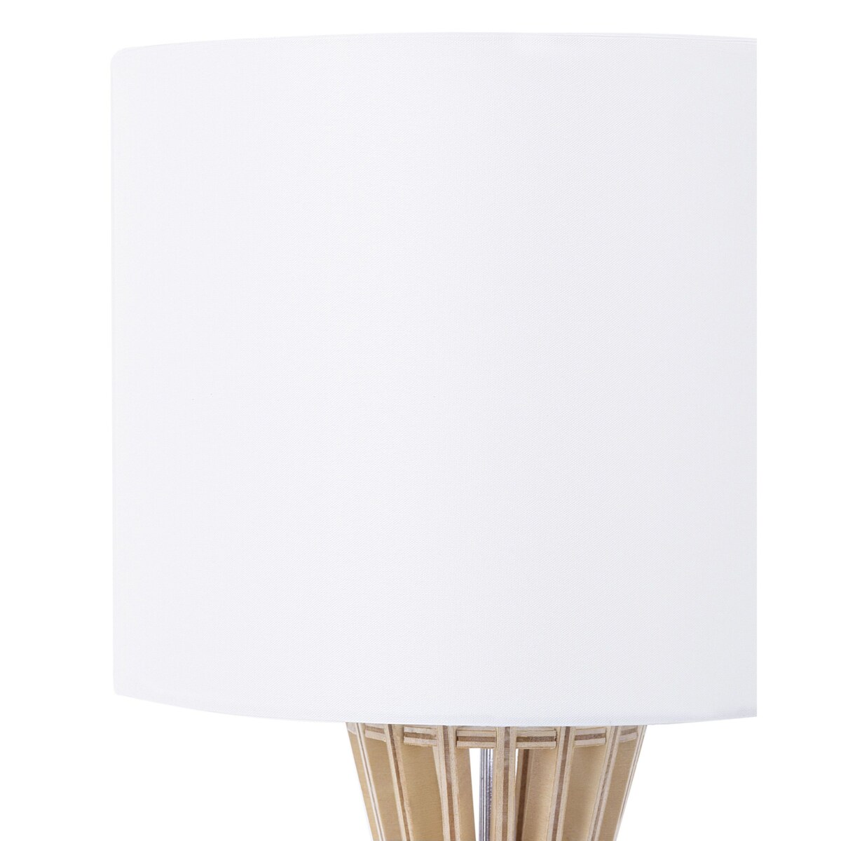 Lampa stołowa CARRION Brązowy/ biały
