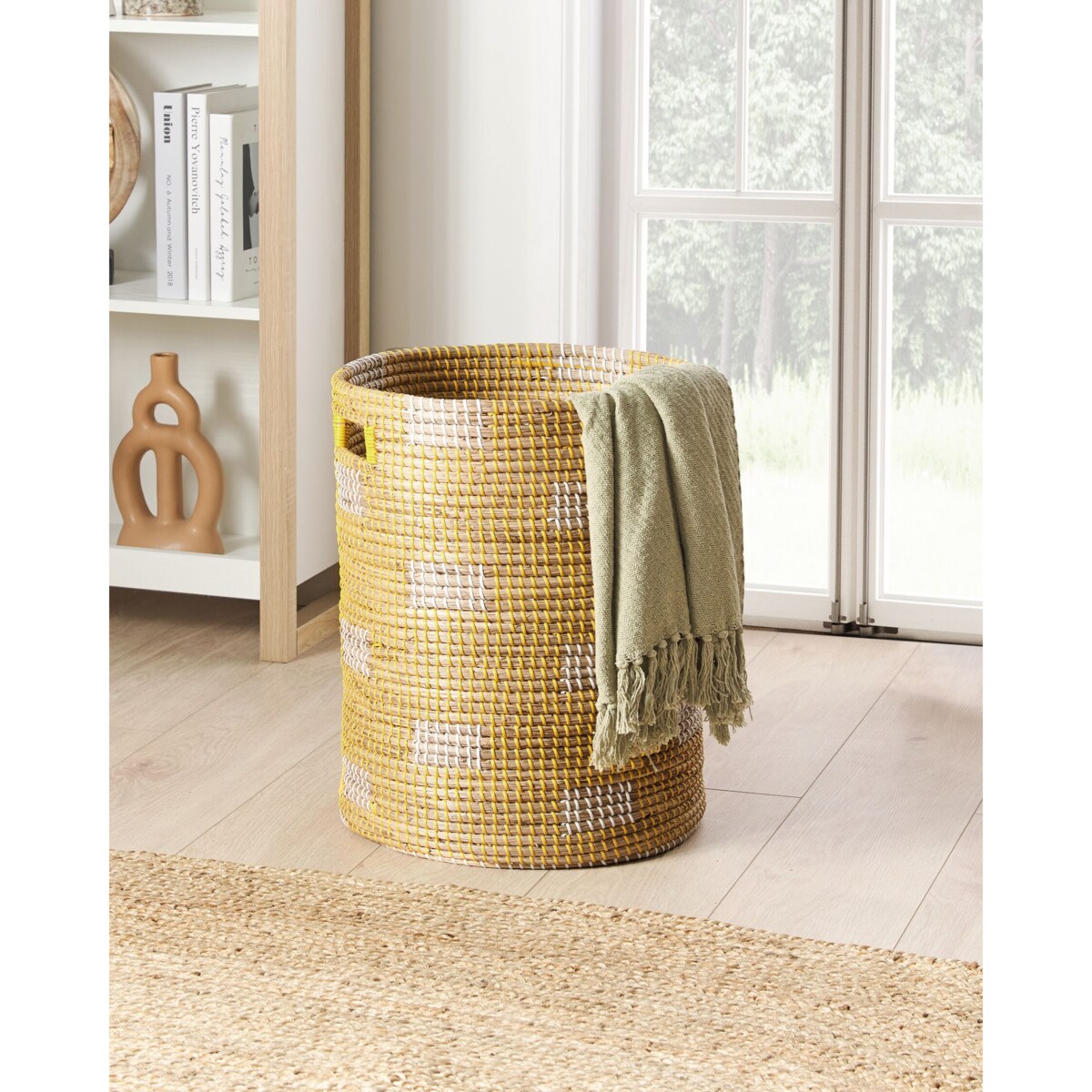 Kosz z trawy morskiej jasny MONGCAI