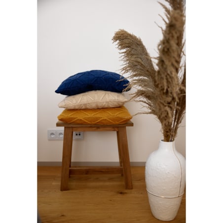 Poszewka brytyjska podłużna musztardowa, 40 x 60 cm, La Manta