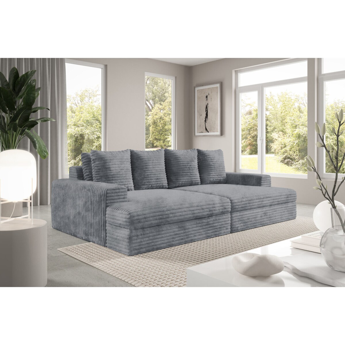 Sofa CALDO TILIA o wysokim komforcie Kolor: TILIA 90