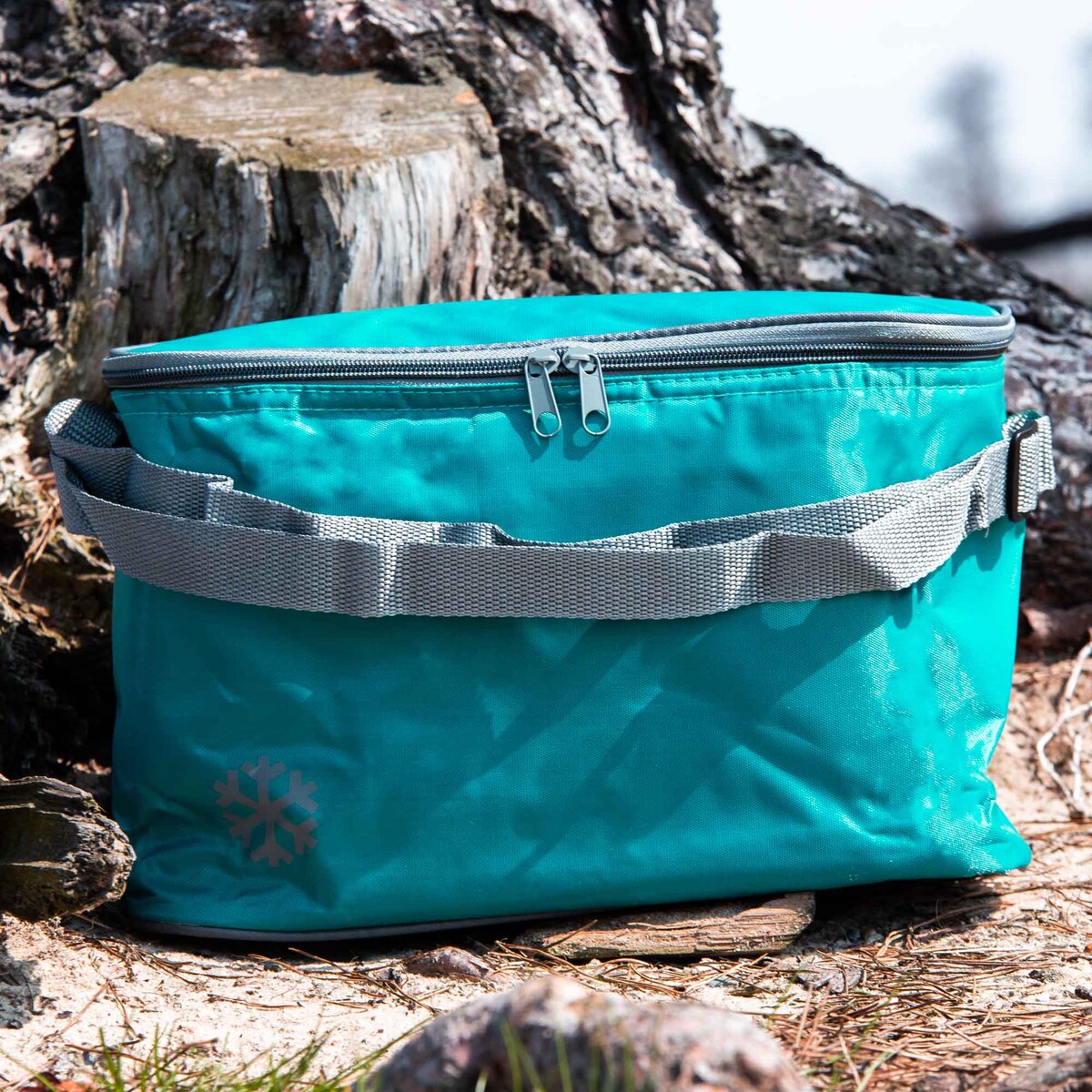 Torba Termiczna Izolacyjna Turystyczna Na Plażę Piknik Lunch Obiad 8 L Turkusowy