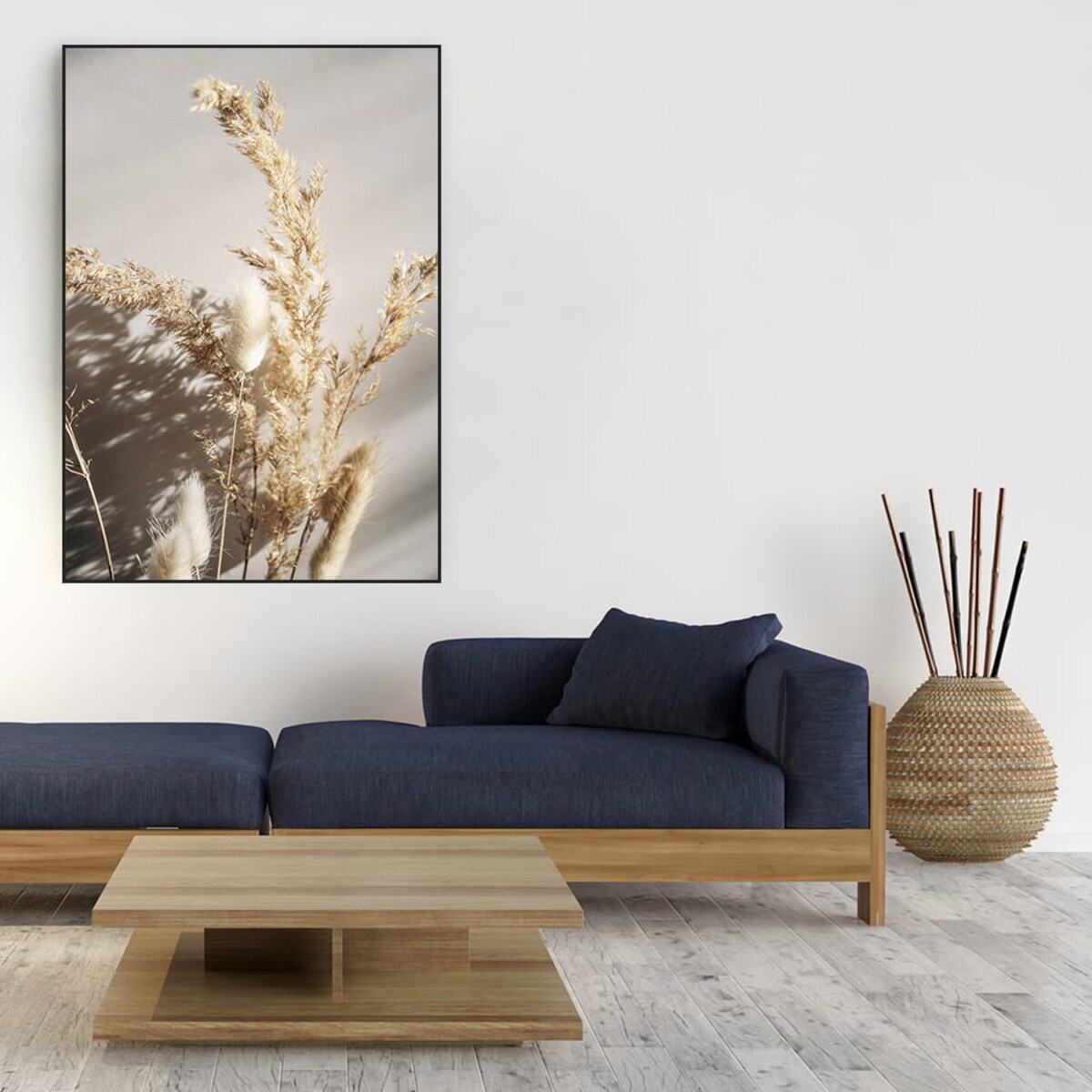 plakat suszona trawa bukiet 2 70x100 cm