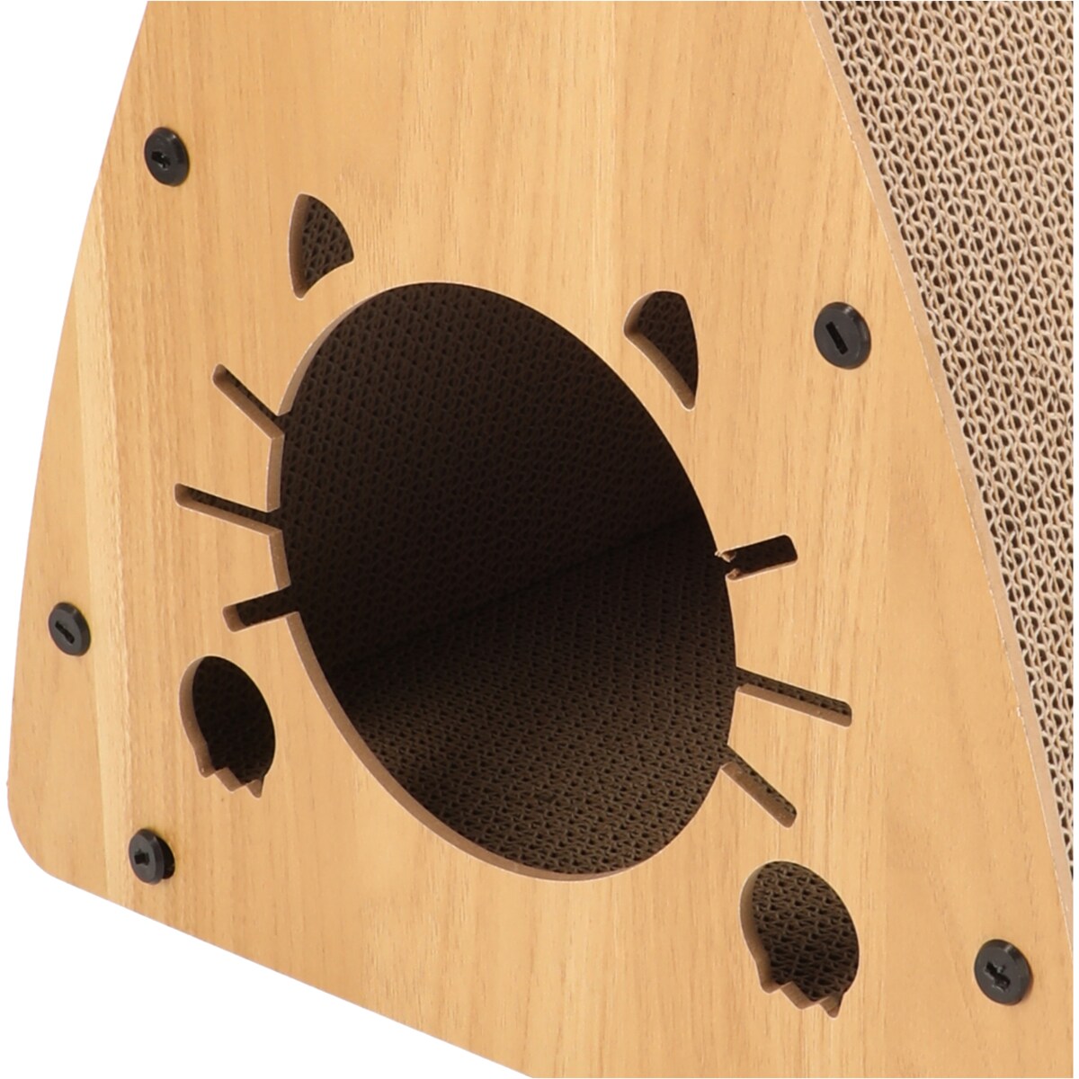 Drapak dla kota tekturowy kartonowy domek budka