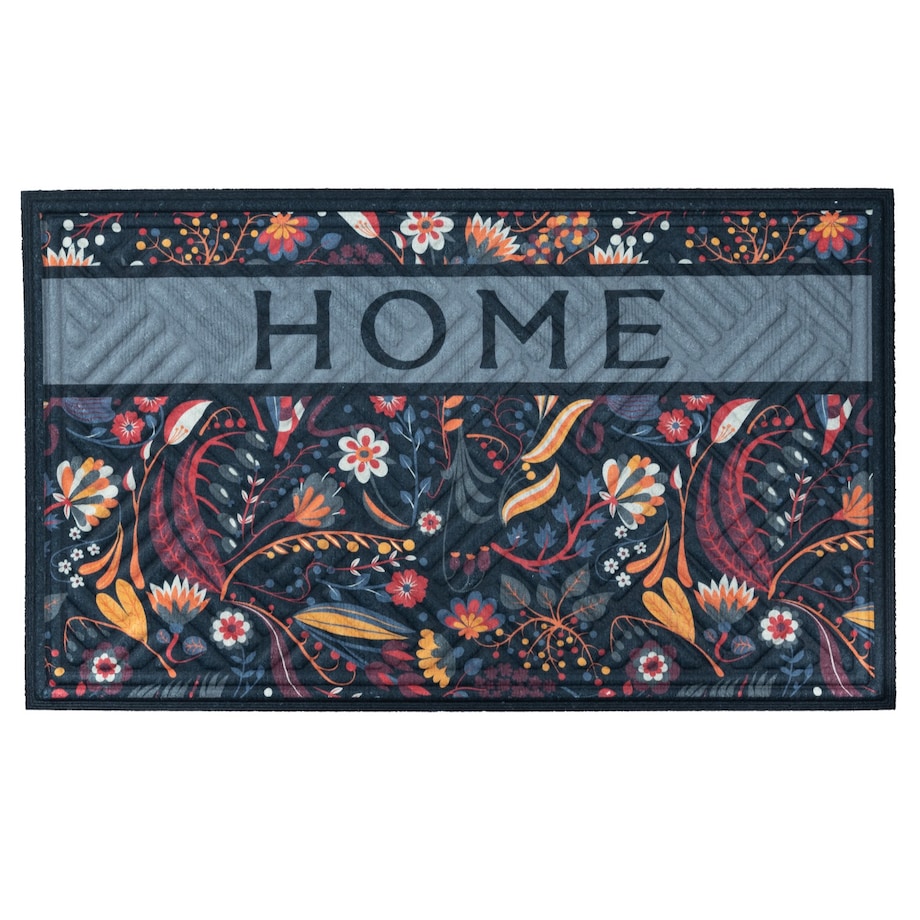 Wycieraczka gumowa pod drzwi 45x75 cm Baxter kwiaty