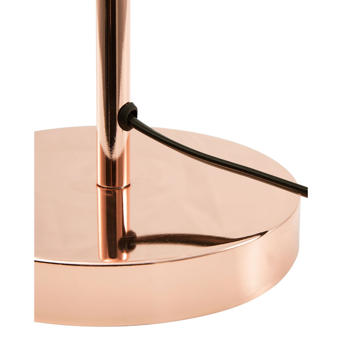 Lampa stołowa metalowa miedziana SENETTE