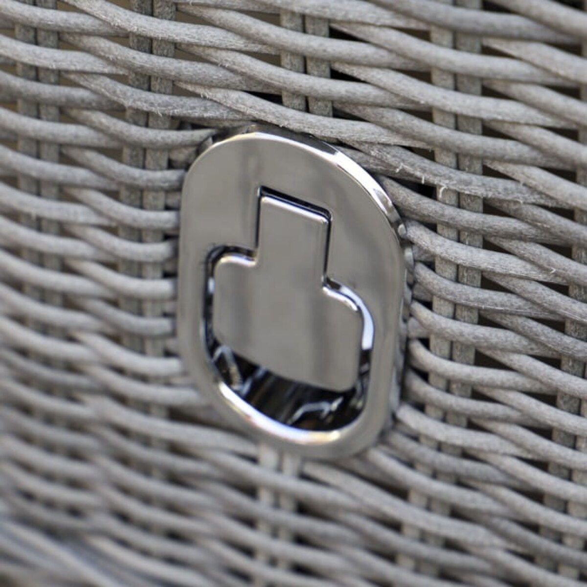 Zestaw mebli ogrodowych Verdi 7 osobowy szary