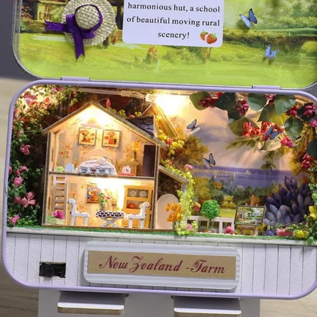 Miniaturowy domek - Farma w Nowej Zelandii