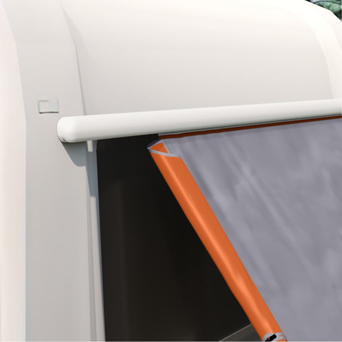 vidaXL Namiot z dachem Szary i pomarańczowy 140 / 190 x 150 x 185 cm