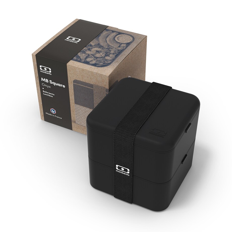 Lunchbox (czarny) Bento Square, 1700 ml, Monbento