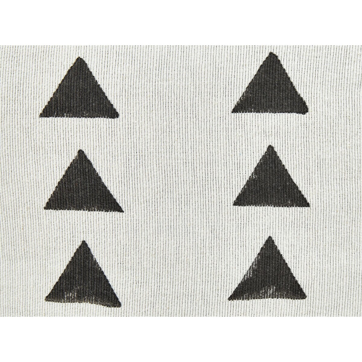 Puf bawełniany 45 x 45 cm biało-czarny TARODI