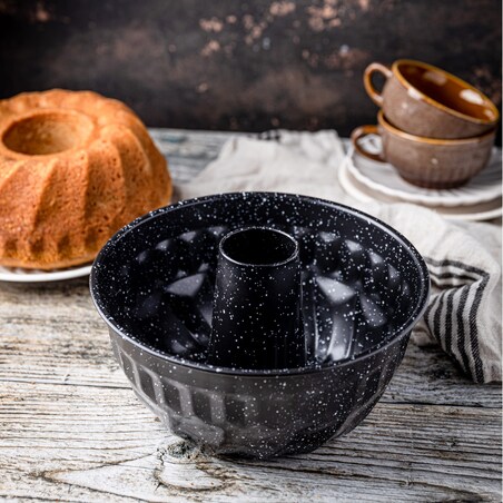 Forma do pieczenia ciasta babki z kominem z powłoką nieprzywieralną 22x10cm KLAUSBERG