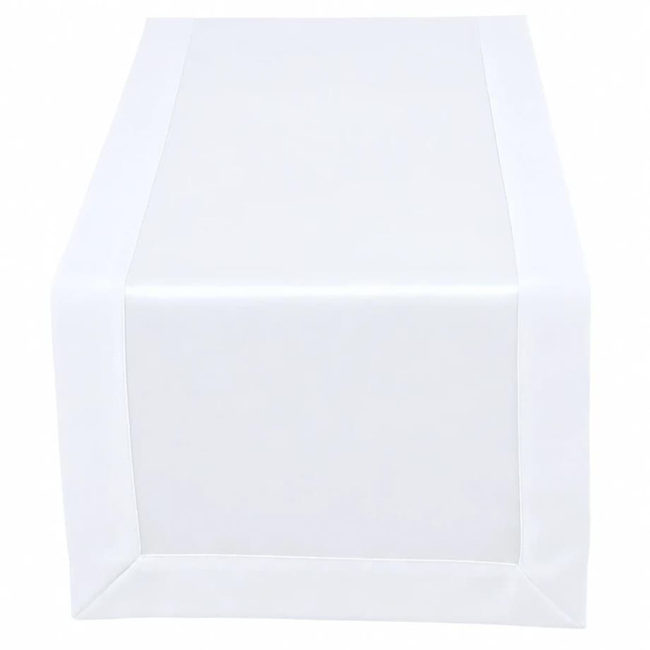 Bieżnik plamoodporny H200 biały O5 - 40x200 cm - biały