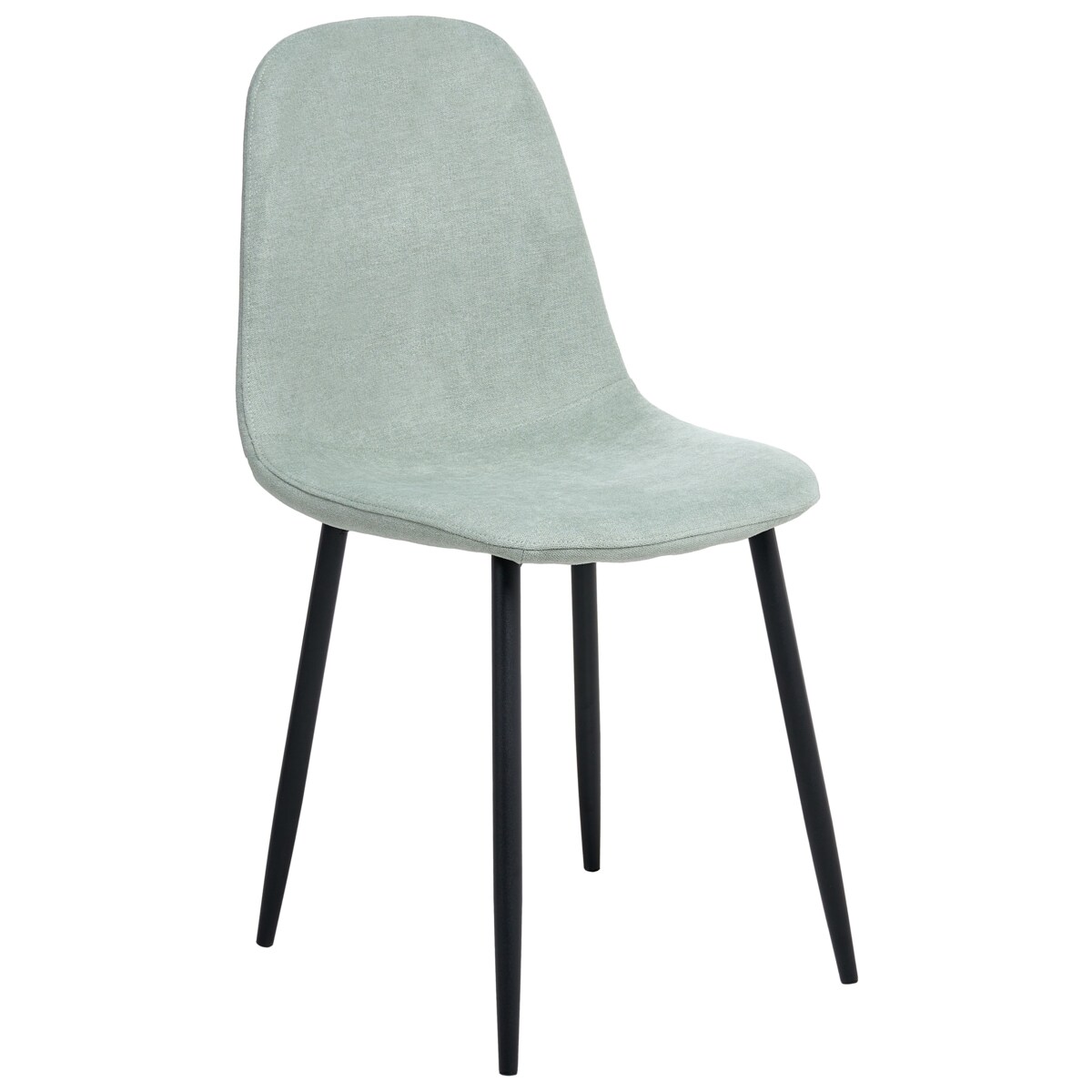 Zestaw 4 krzeseł do jadalni CRANDALL Jasnozielony