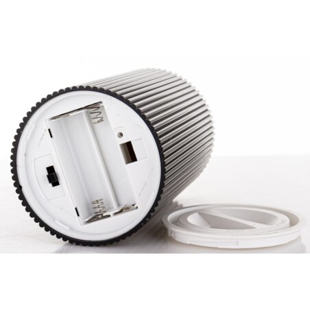 Świeca LED z tworzywa sztucznego14x8x8 cm CANDEL-2 czarna z timerem