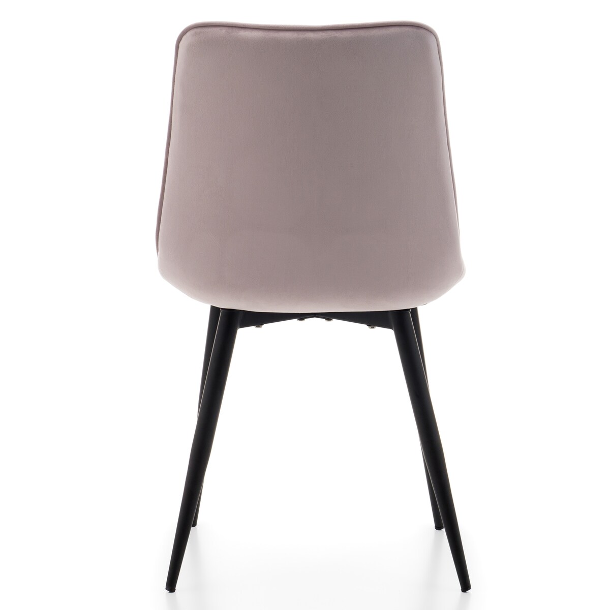 Krzesło tapicerowane welurowe CHIC velvet różowy do salonu jadalni