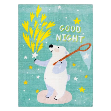 Dywan PLAY Miś gwiazdki G4016-1 zielony 140x190 cm