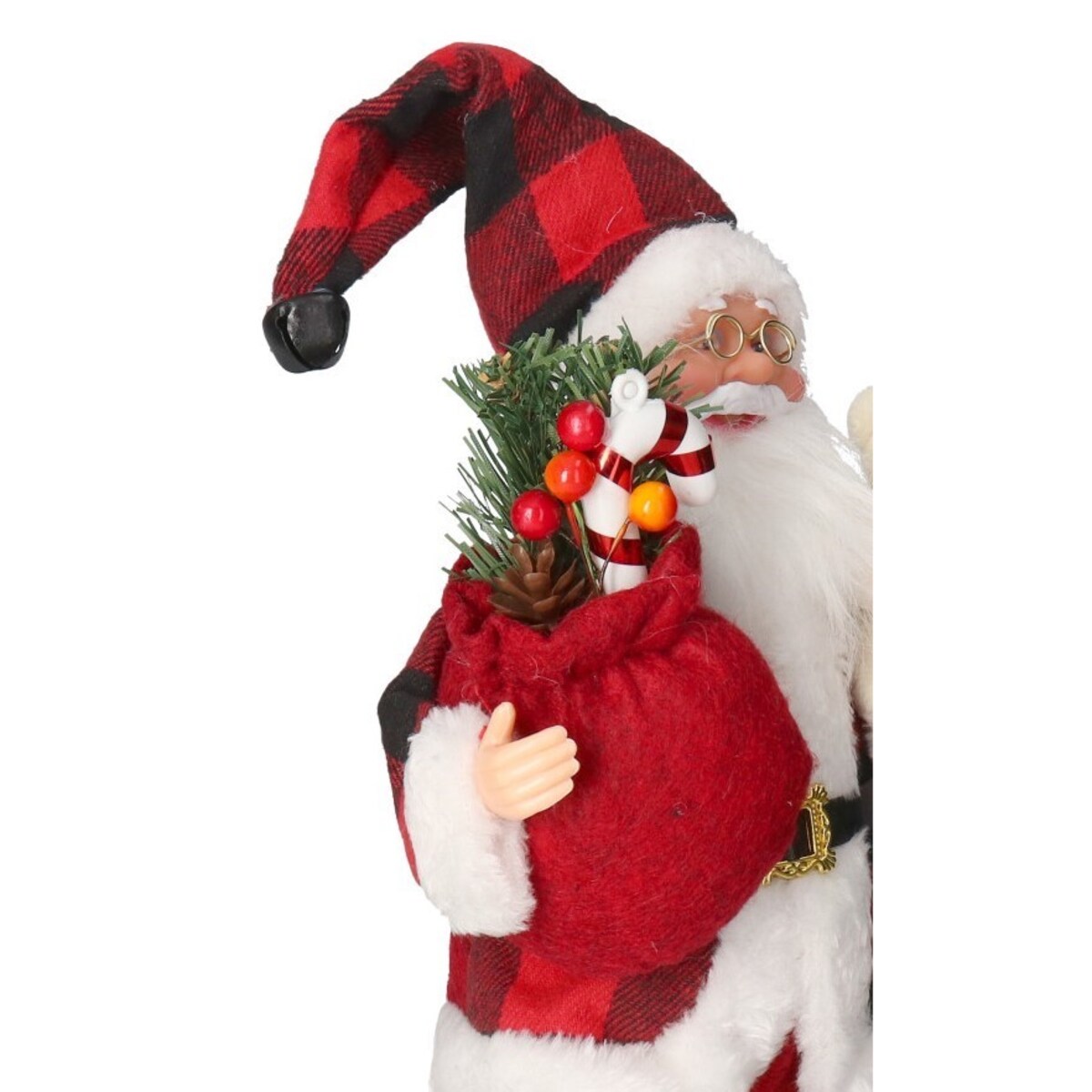 Gwiazdor Mikołaj Krasnal Figurka Świąteczna Xxl