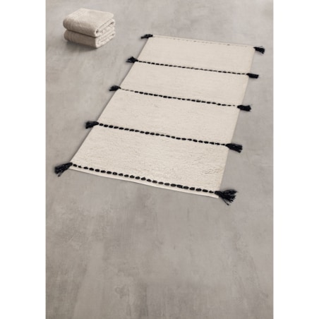 Kleine Wolke Travis Ekologiczny Dywanik łazienkowy naturalny beż 70x120 cm ECO LIVING