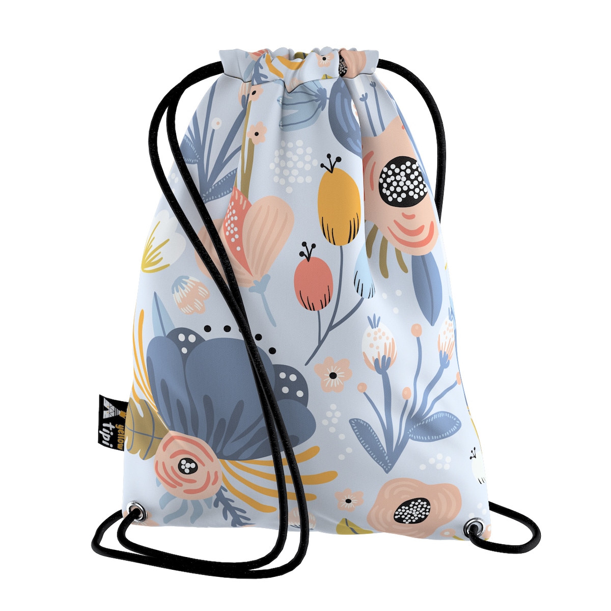 Worek plecak Kiddy, niebieski, 28x40cm, Magic Collection