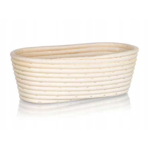KOSZYK DO WYRASTANIA CHLEBA NATURALNEGO owalny na pieczywo ratanowy 26x13x9