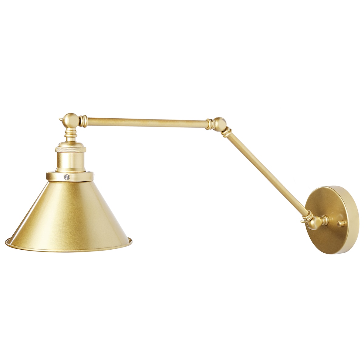 Zestaw 2 lamp ściennych NARVA Regulowana Metal Złoty