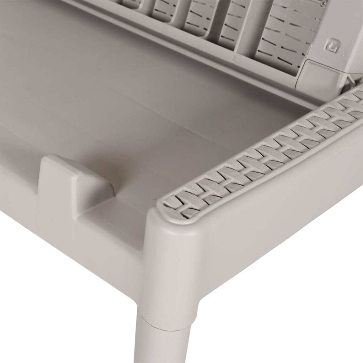 vidaXL Leżak, kolor cappuccino, 186x60x29 cm, PP