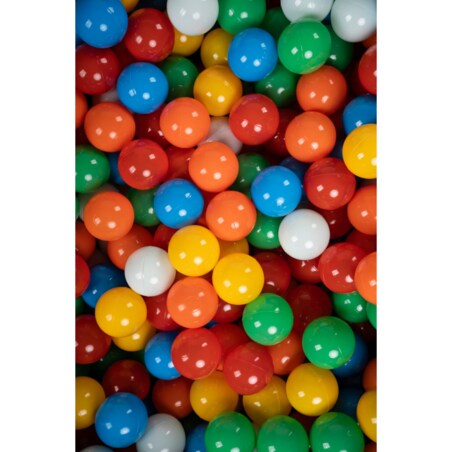 Suchy basen 30x90 - szary + 300 piłek KOLOROWE