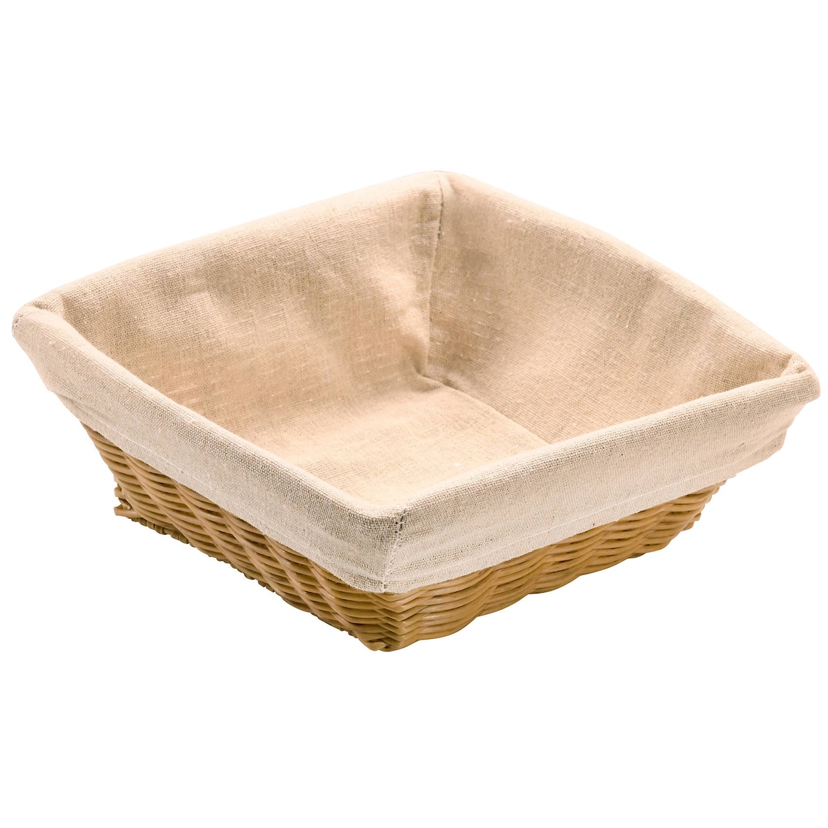 Koszyk na pieczywo z tekstylną wyściółką, 24 x 24 cm, Kesper