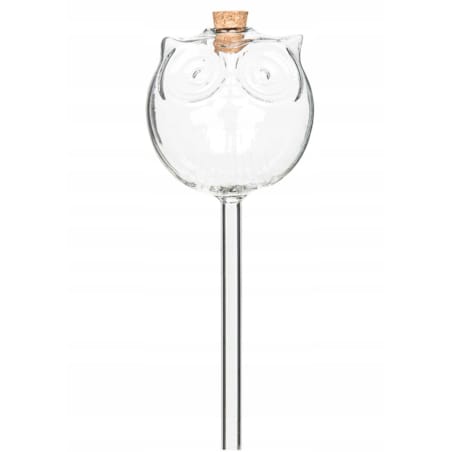 KULA NAWADNIAJĄCA sowa SZKLANA nawadniacz do doniczki kwiatów 220ml