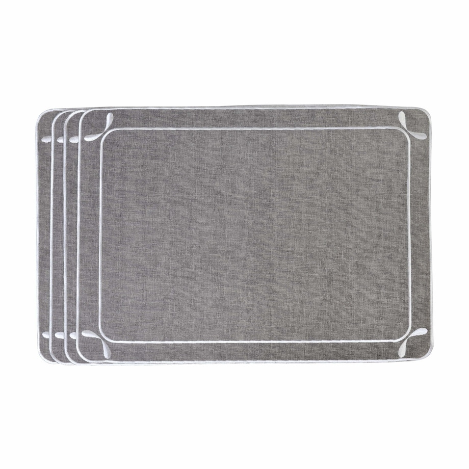 Haftowane podkładki Dragonfly - 4 sztuki