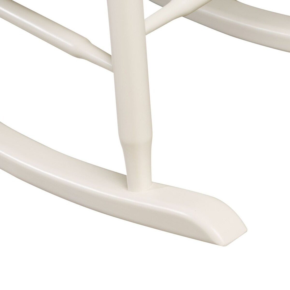 Fotel bujany Henry white, 54 x 44 x 114 cm