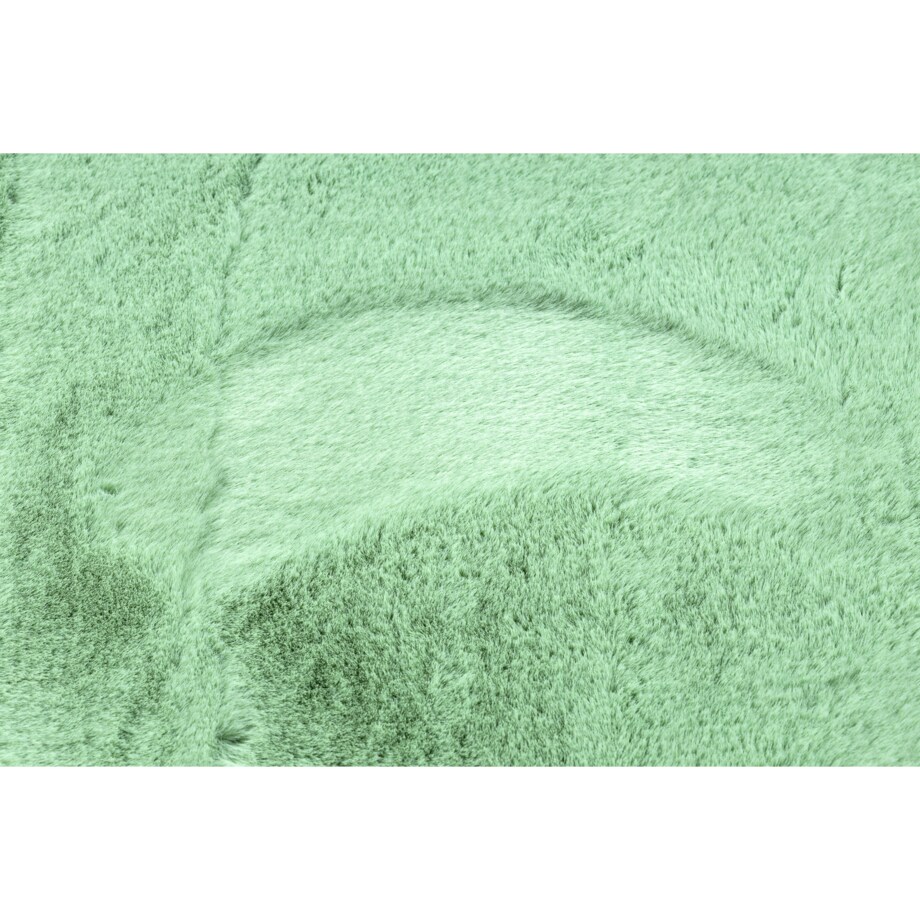 Dywan BUNNY zielony IMITACJA FUTRA KRÓLIKA 120x170 cm