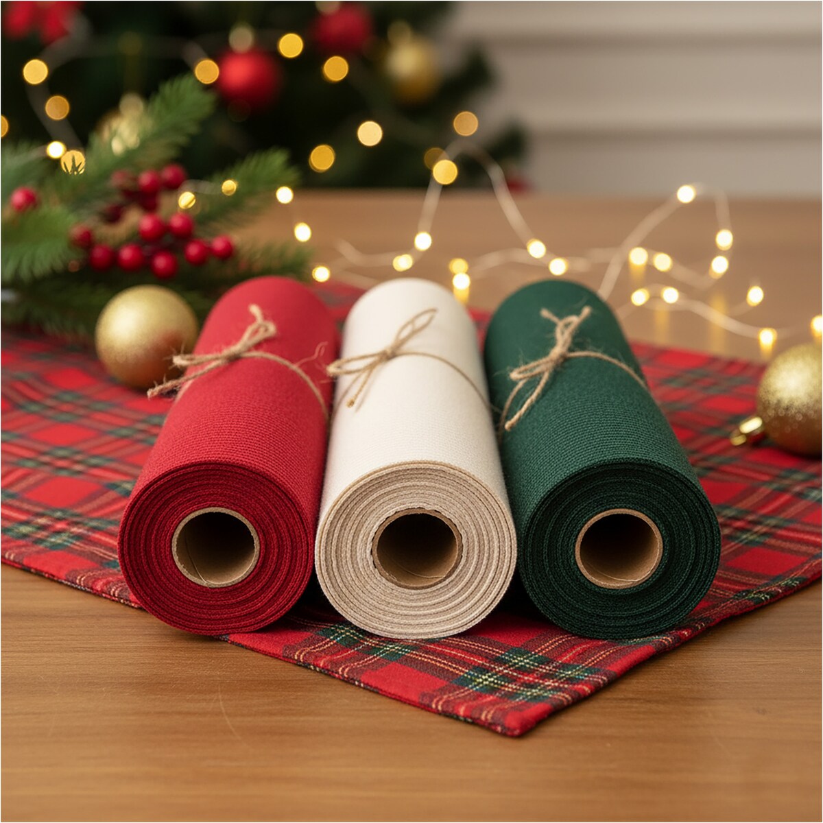 Bieżnik Świąteczny Na Stół Obrus 200X28 Dekoracyjny Ozdobny Na Święta