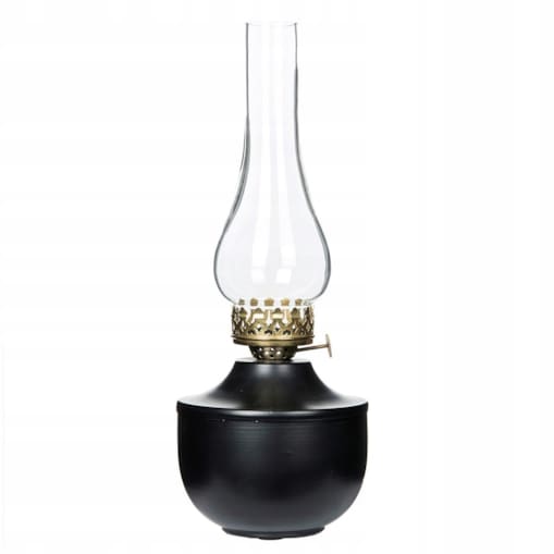 ŚWIECZNIK tealight OLJA lampa naftowa czarna