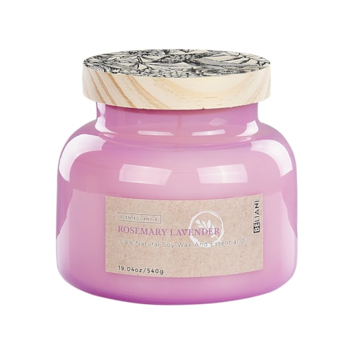 Świeca zapachowa sojowa lawenda z rozmarynem DELIGHT BLISS