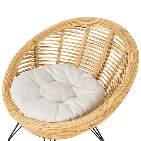 Krzesło ogrodowe MARATEA Rattan Naturalny