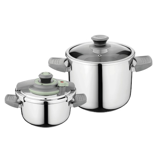 4-el. zestaw szybkowarów 4L+7L VITA BergHOFF