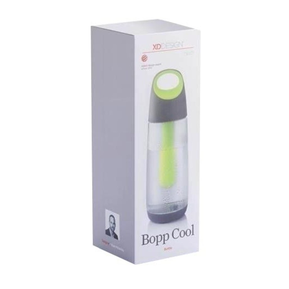 Butelka chłodząca zielona BOPP, 700 ml, XDdesign