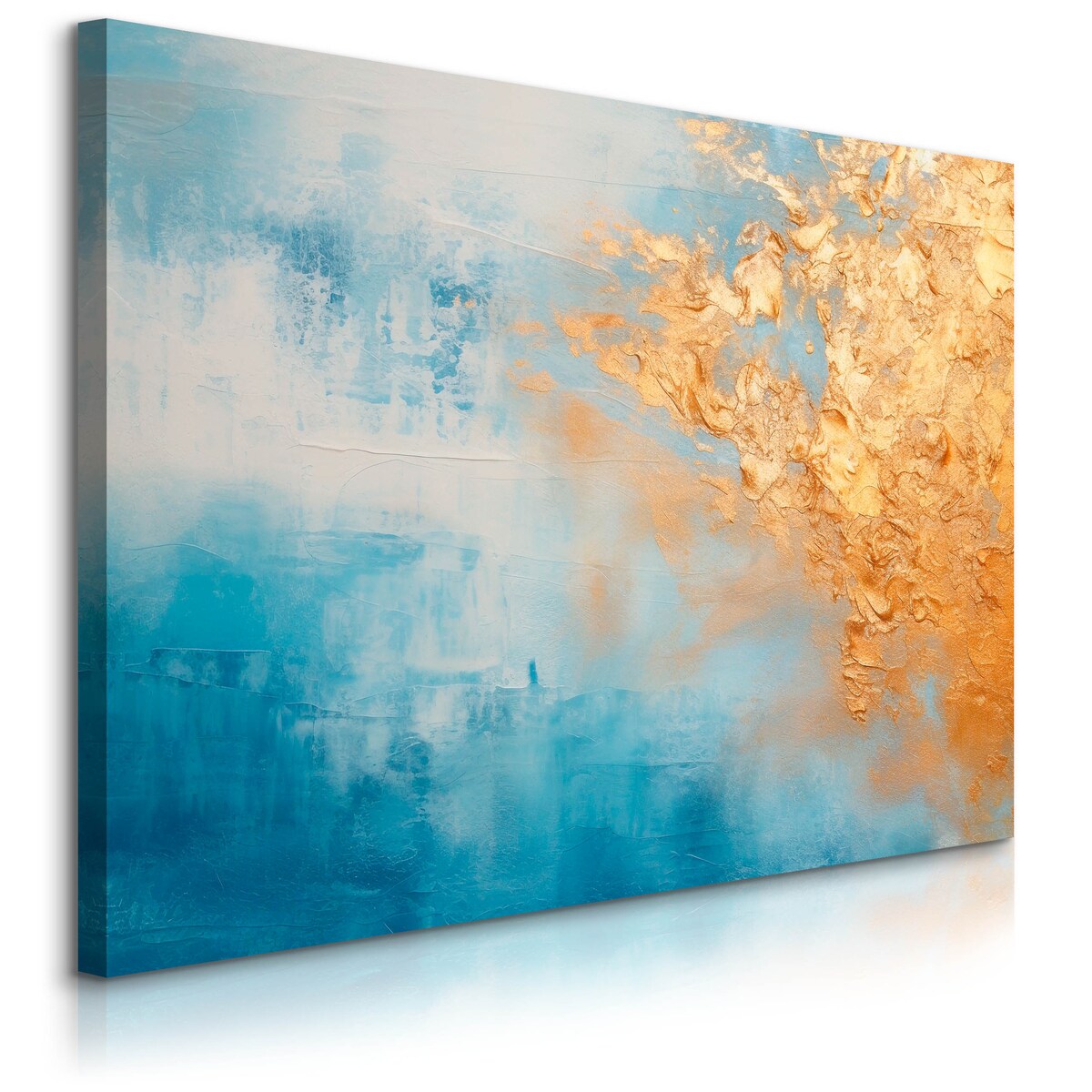 Obraz na płótnie Niebieska abstrakcja 120x80cm